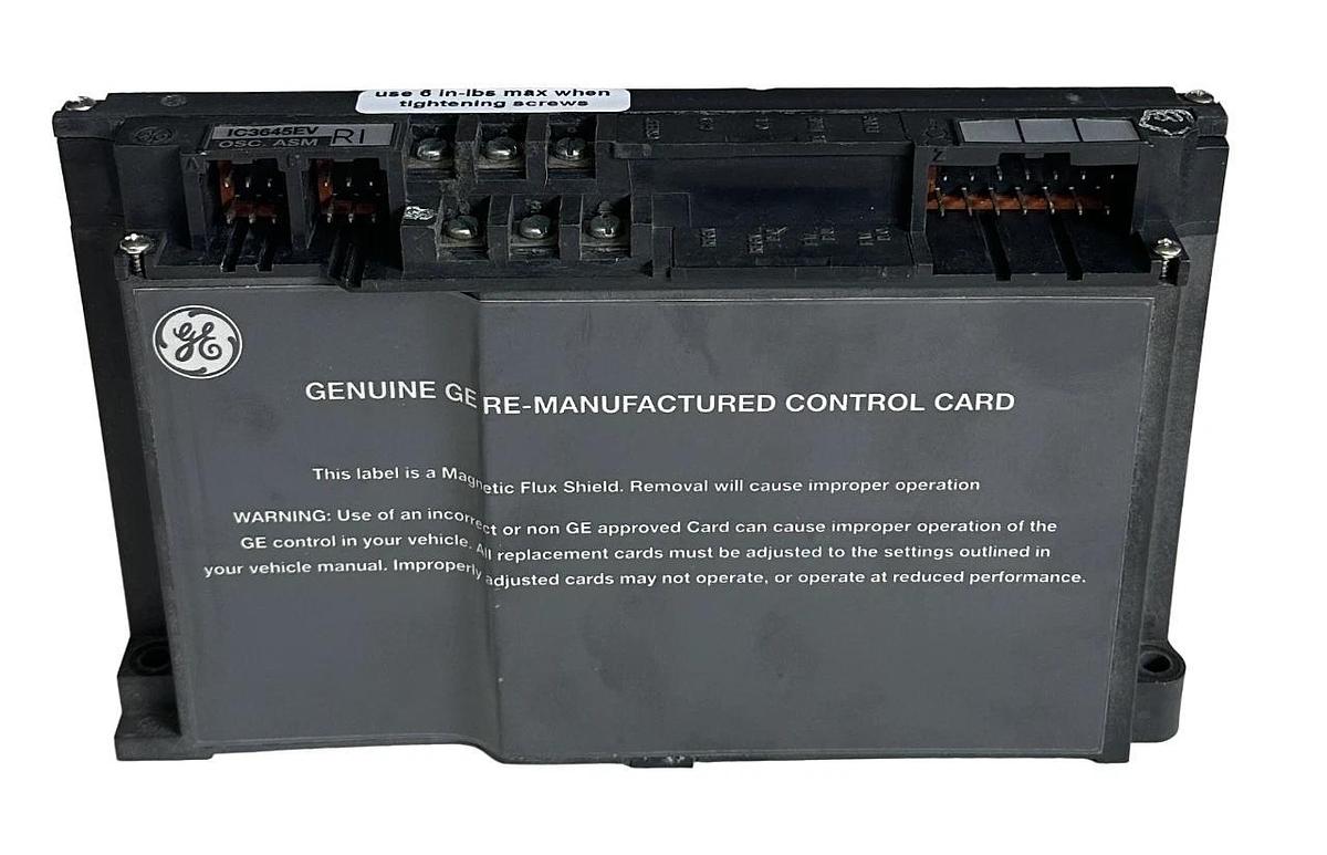 Refurbished REPAIRED GE HYSTER EV100TL1R1A / 3022346 VEHICLE CONTROL CARD IC3645EV 2016 TEST