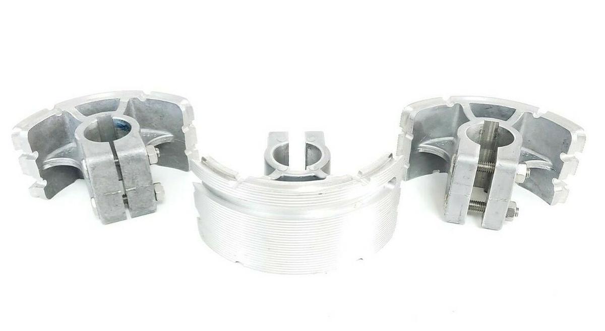 Used LOT OF 3 KRONES 1-02480009-0 ALUMINUM PALLET BODIES 1024800090