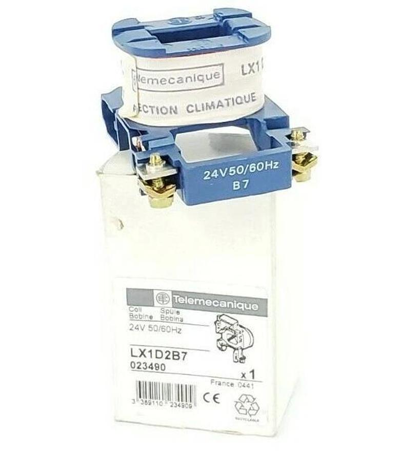 Used NIB TELEMECANIQUE LX1D2B7 COIL 24V 50/60HZ