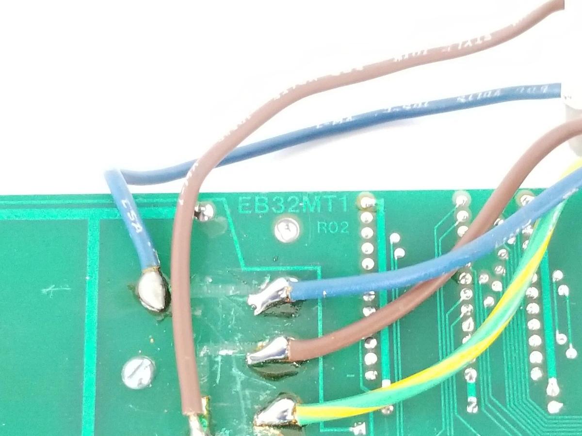 Used TRIAD CONTROLS INC. EB32MT1 POWER BOARD W/ CORCOM 2VB3 LINE FILTER