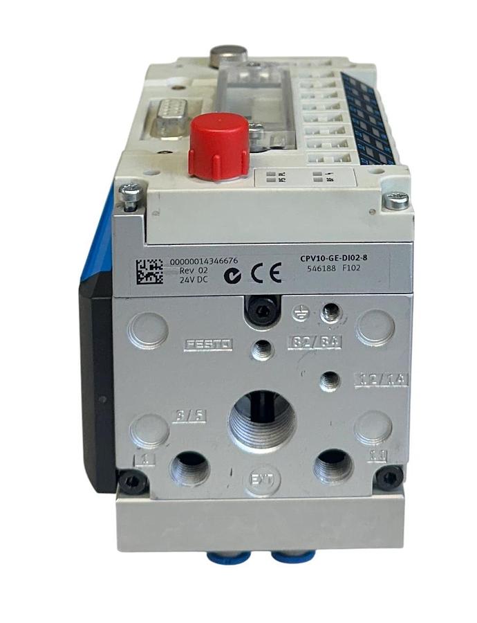Used FESTO CPV10-VI / 18200 / CPV10-GE-DIO2-8 / 538814 PNEUMATIC VALVE ASSEMBLY USNP
