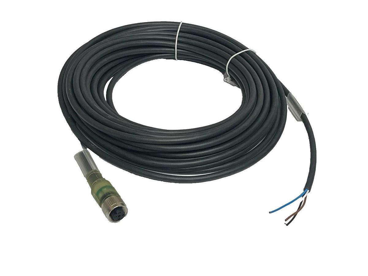 Phoenix Contact 1694839 M12 Female Straight Sensor Cable 10m 4-Pin 2-LED PUR NEW