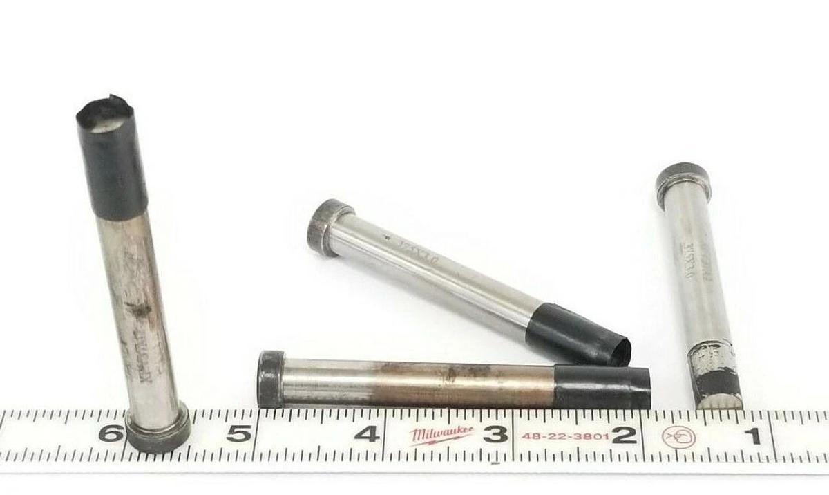 Used LOT OF 4 DANLY XPV37A2 DIE PUNCHES .375x3.0 3'' IN. OAL