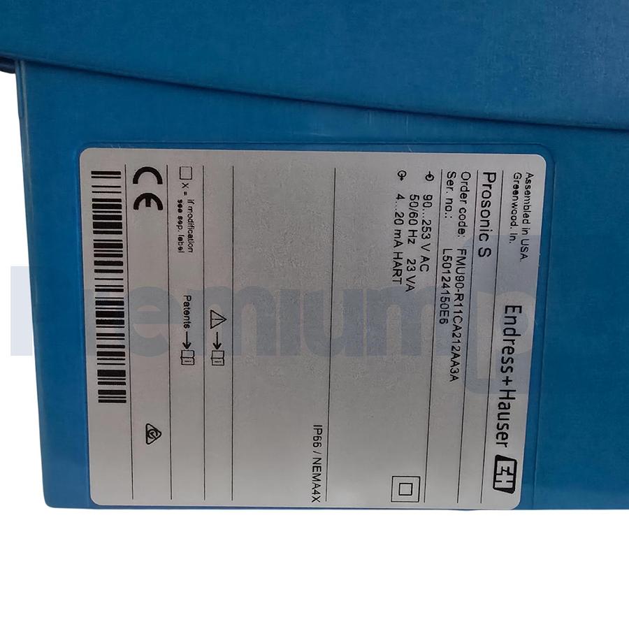 Used Endress+Hauser FMU90-R11CA212AA3A Prosonic S Ultrasonic Level Transmitter NSMP