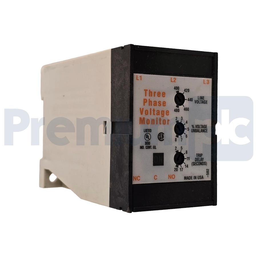Used ABB SSAC DLM911 Three-Phase Voltage Monitor Protector Relay 400-480VAC NSMP