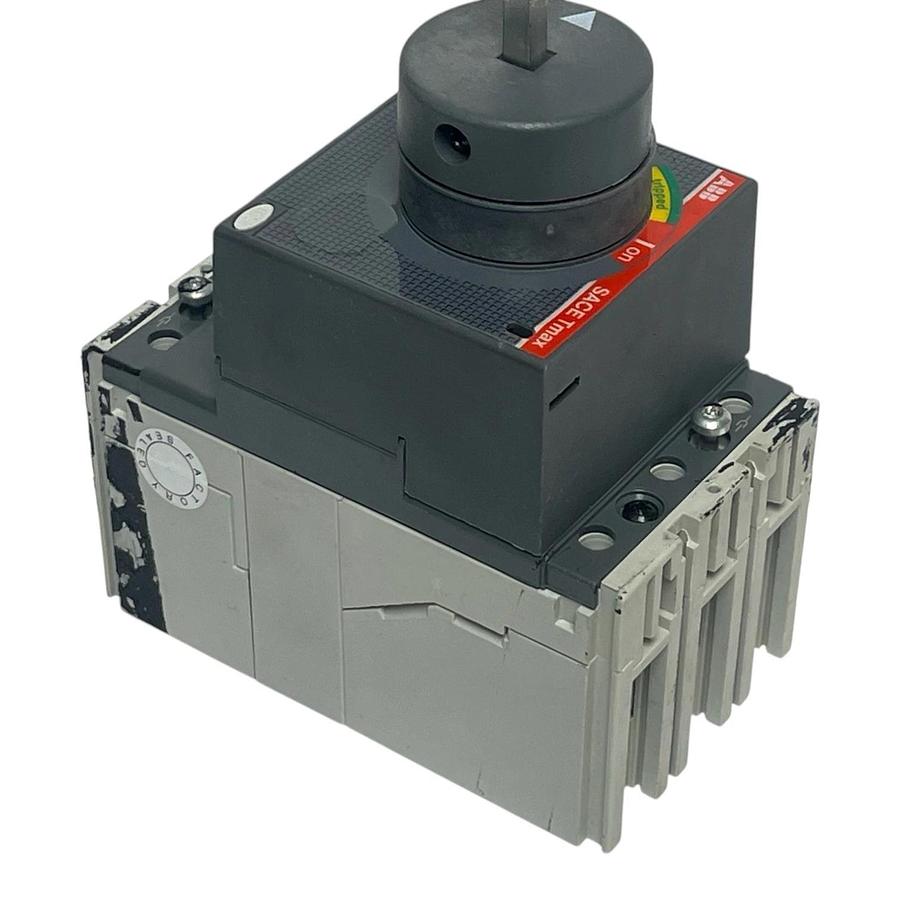 Used ABB SACE Tmax T1N100 100A 3P 480V/600V Circuit Breaker w/ Adjustable Dial