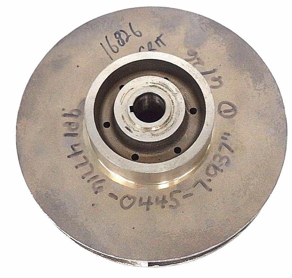 Used NEW GOULDS PUMP 3-7-245 VANE IMPELLER 9P1 47716-0445-7.937" BRASS