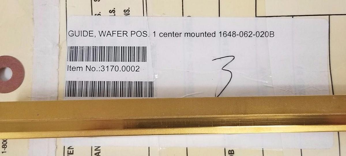 Used LOT OF 6 NEW GENERIC 3170.0002 GUIDE WAFER POS. 1 CENTER MOUNTED 1648-062-020B