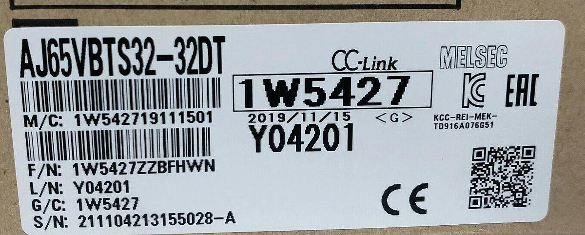 Used NIB MITSUBISHI ELECTRIC AJ65VBTS32-32DT I/O MODULE AJ65VBTS3232DT