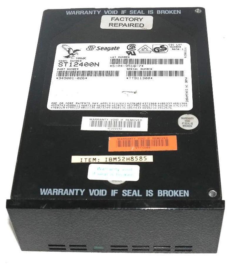 Used SEAGATE HAWK ST12400N HARD DRIVE P/N: 949001-026