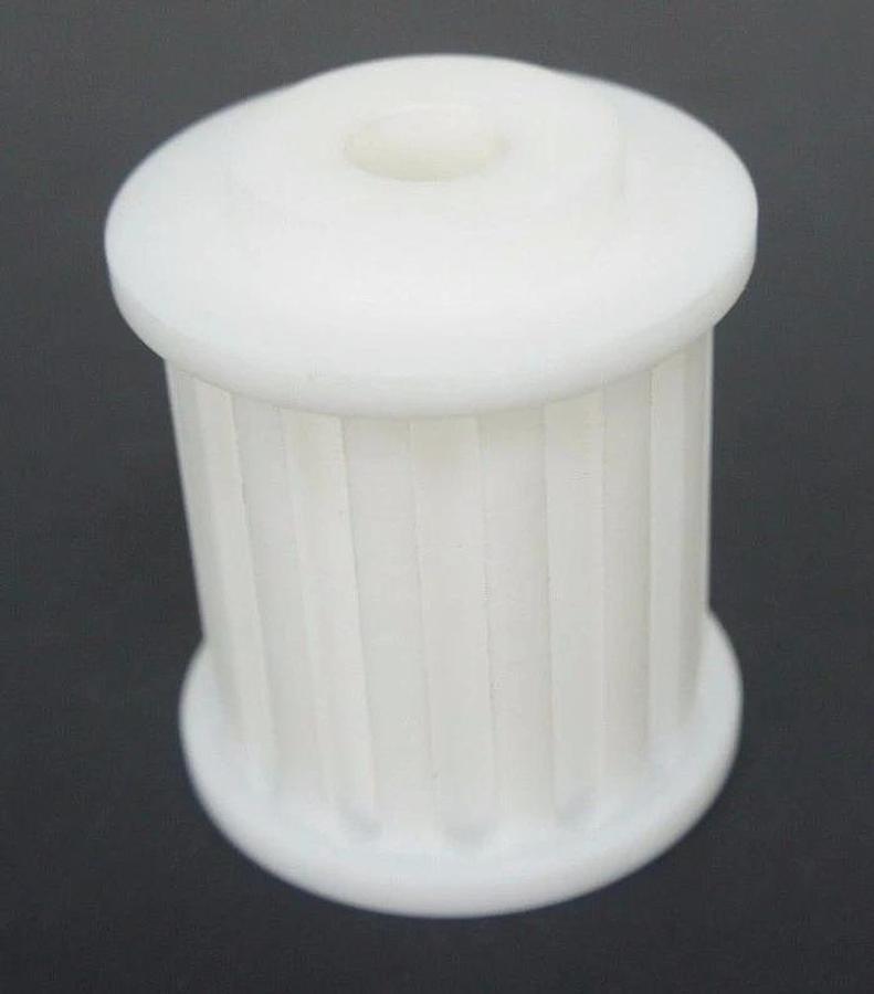 Used LOT OF 3 MARTIN 14-H-200 PLASTIC TIMING PULLEYS 2-1/4" WIDTH, 14 TEETH