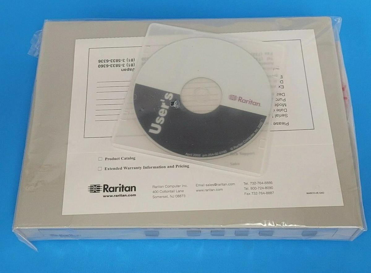 Used NIB RARITAN CS4 COMPUSWITCH 4-PORT 6V 600mA