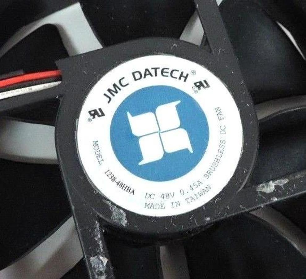 Used JMC DATATECH 1238-48HBA BRUSHLESS DC FAN 48VDC 0.45A 123848HBA