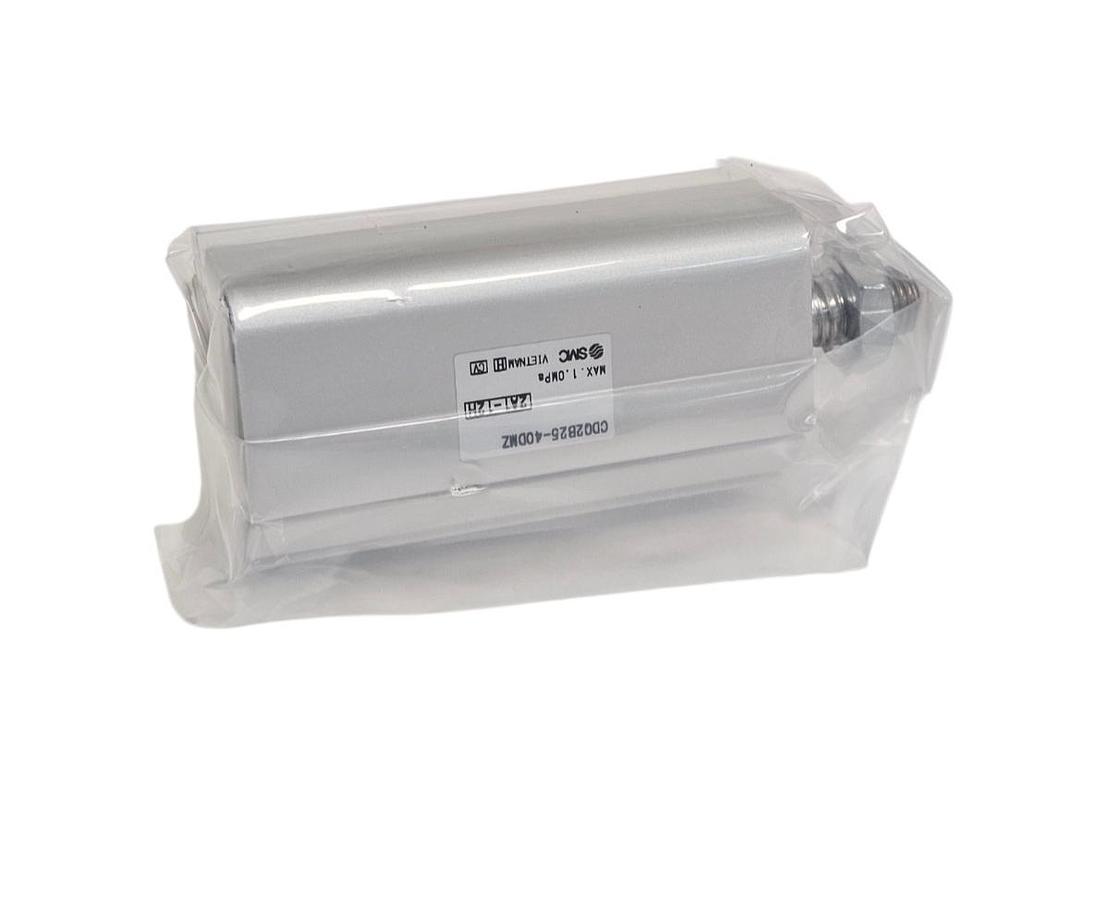 NEW SMC CDQ2B25-40DMZ COMPACT CYLINDER - DOUBLE ROD MAX 1.0MPa 25MM BORE SIZE