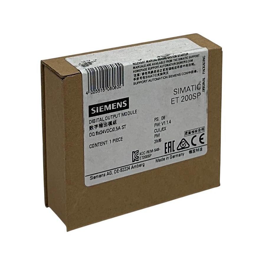 Used SIEMENS 6ES7 132-6BF00-0BA0 SIMATIC ET200SP DIGITAL OUTPUT MODULE 24VDC NSFS *