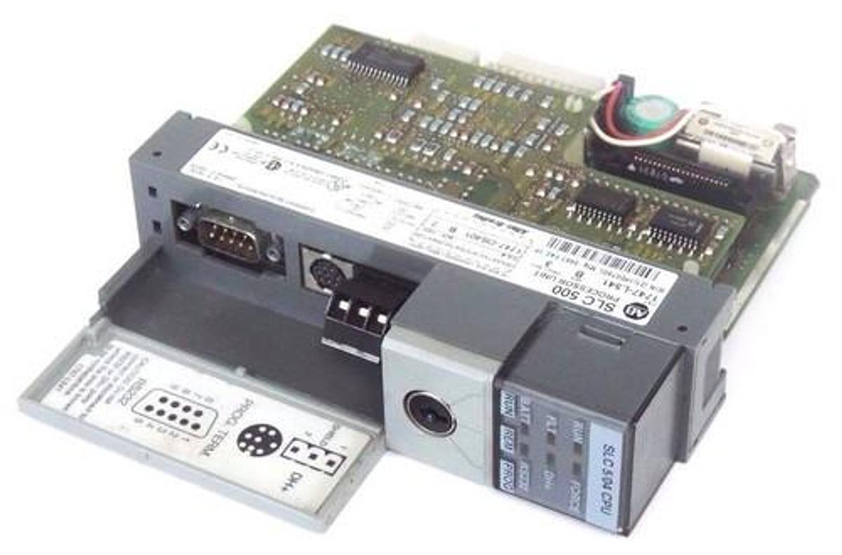 Used ALLEN BRADLEY 1747-L541 PROCESSOR UNIT SER B PROC REV 3 1747-OS401 SER B FRN 7