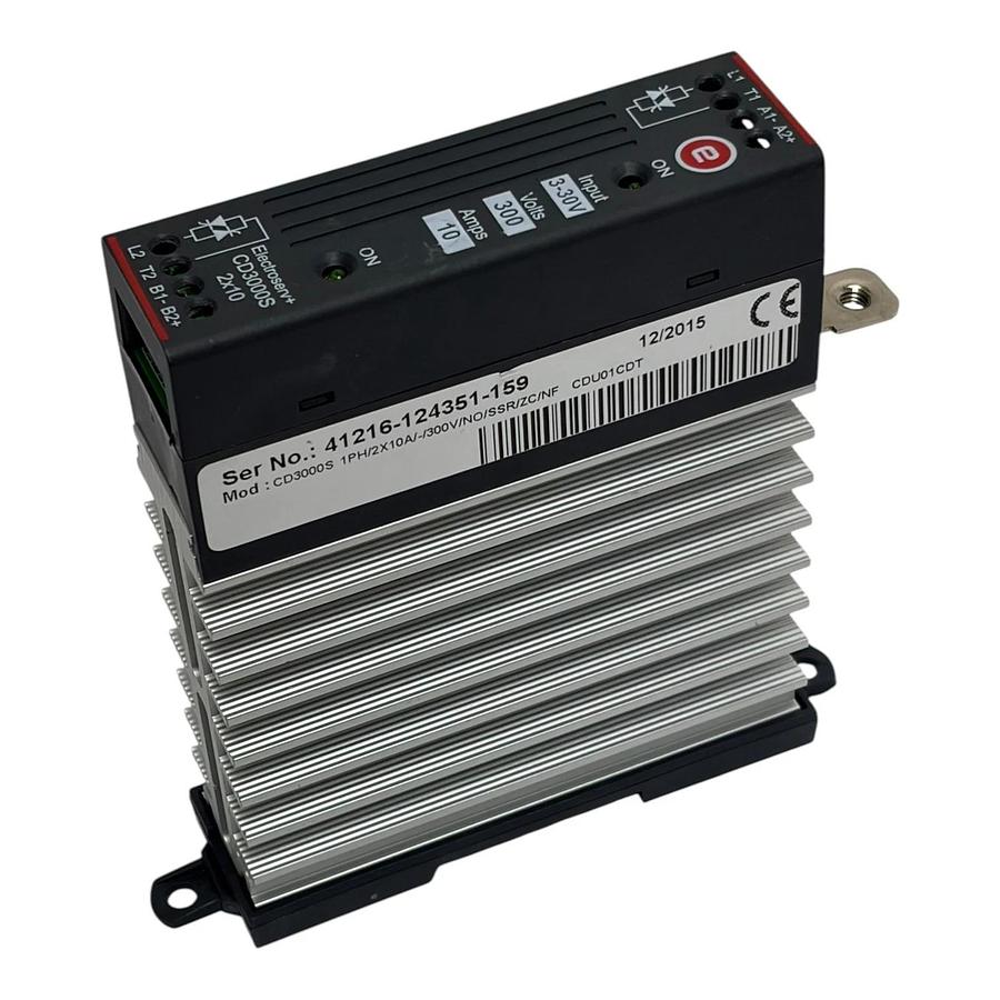 Electroserv CD3000S 1PH 2X10A 300V Thyristor Solid State Switch Relay Controller