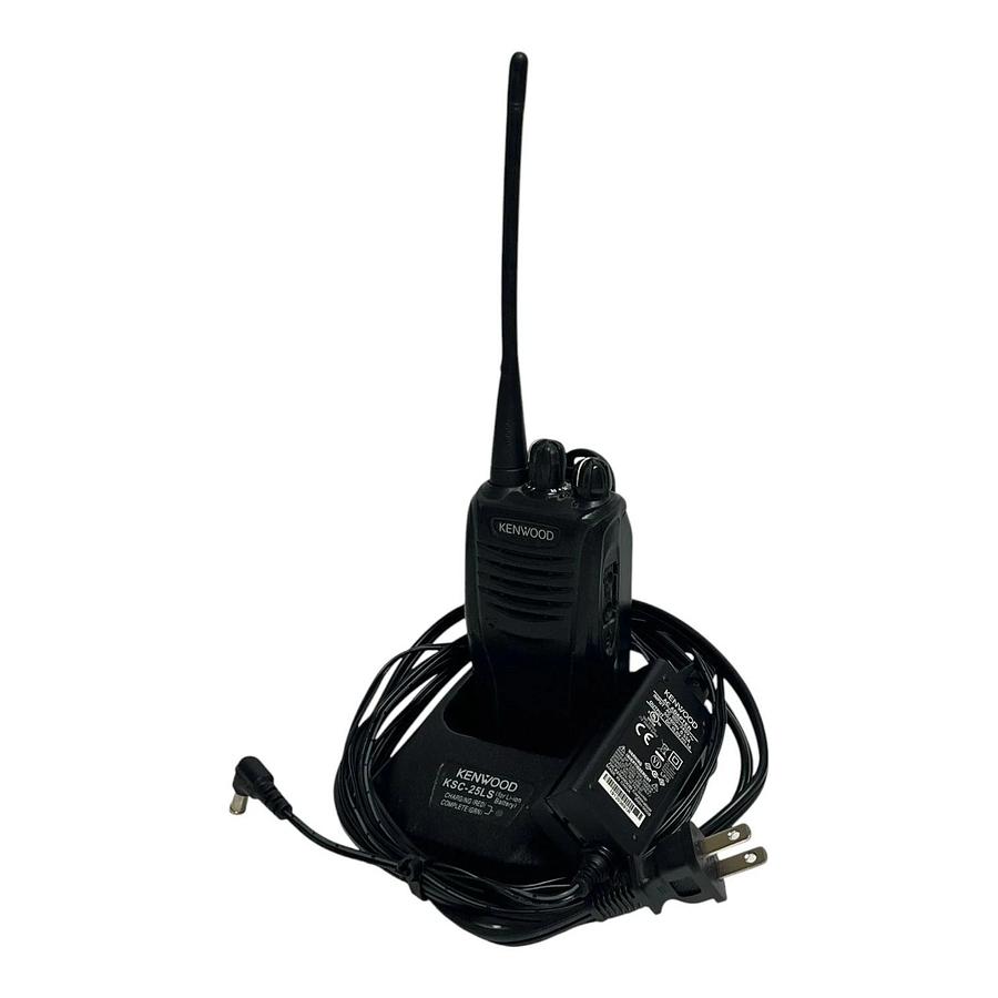 Used Kenwood TK-3360-K UHF Radio KSC-25LS Charger Midport MKNB35L Battery Set