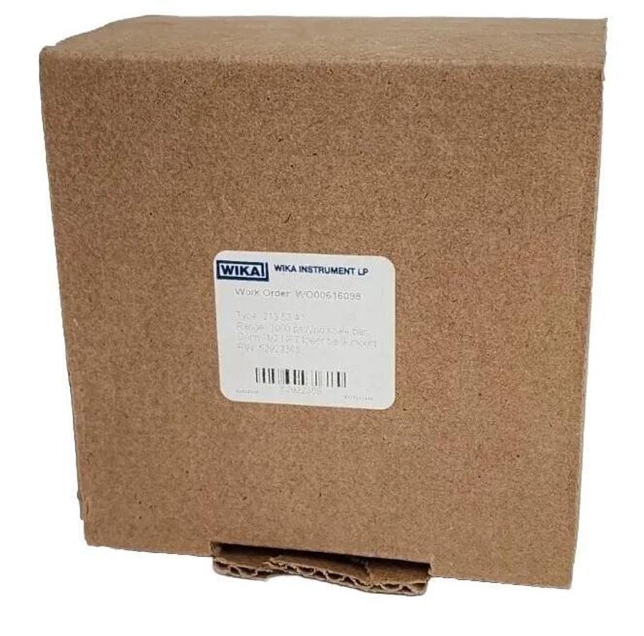 Used NIB WIKA 52922368 GAUGE 213.53.4" 1000 PSI 2ND SCALE BAR 1/2 NPT