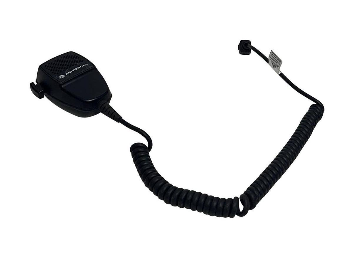 Used MOTOROLA PMMN4090A COMPACT WALKIE TALKIE / PALM MICROPHONE OEM BLACK USNP