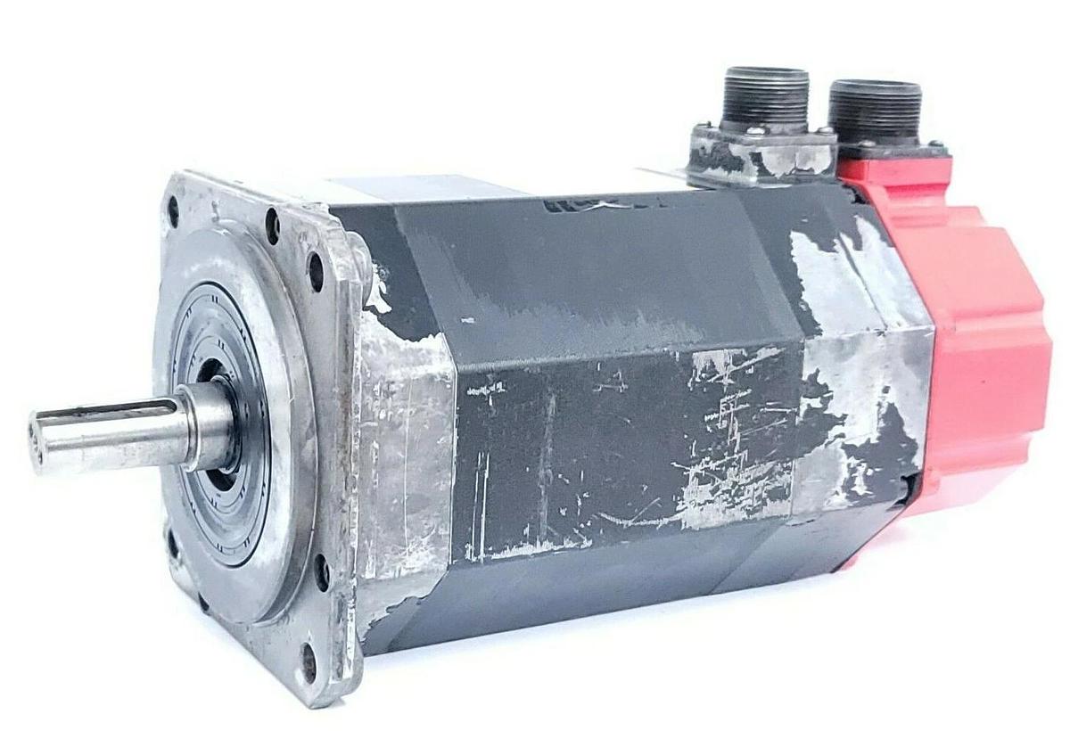 Used FANUC A06B-012B-B575#0008 AC SERVO MOTOR 3 PHASE 3000 RPM 7.5 AMP 114 VAC