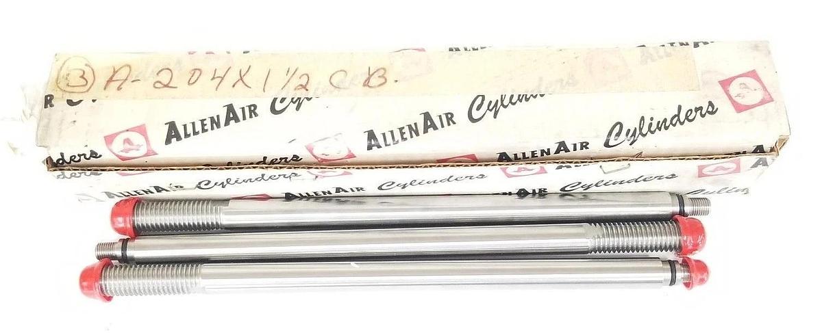 Used LOT OF 3 NEW ALLENAIR A-204 X 1-1/2 CYLINDER RODS