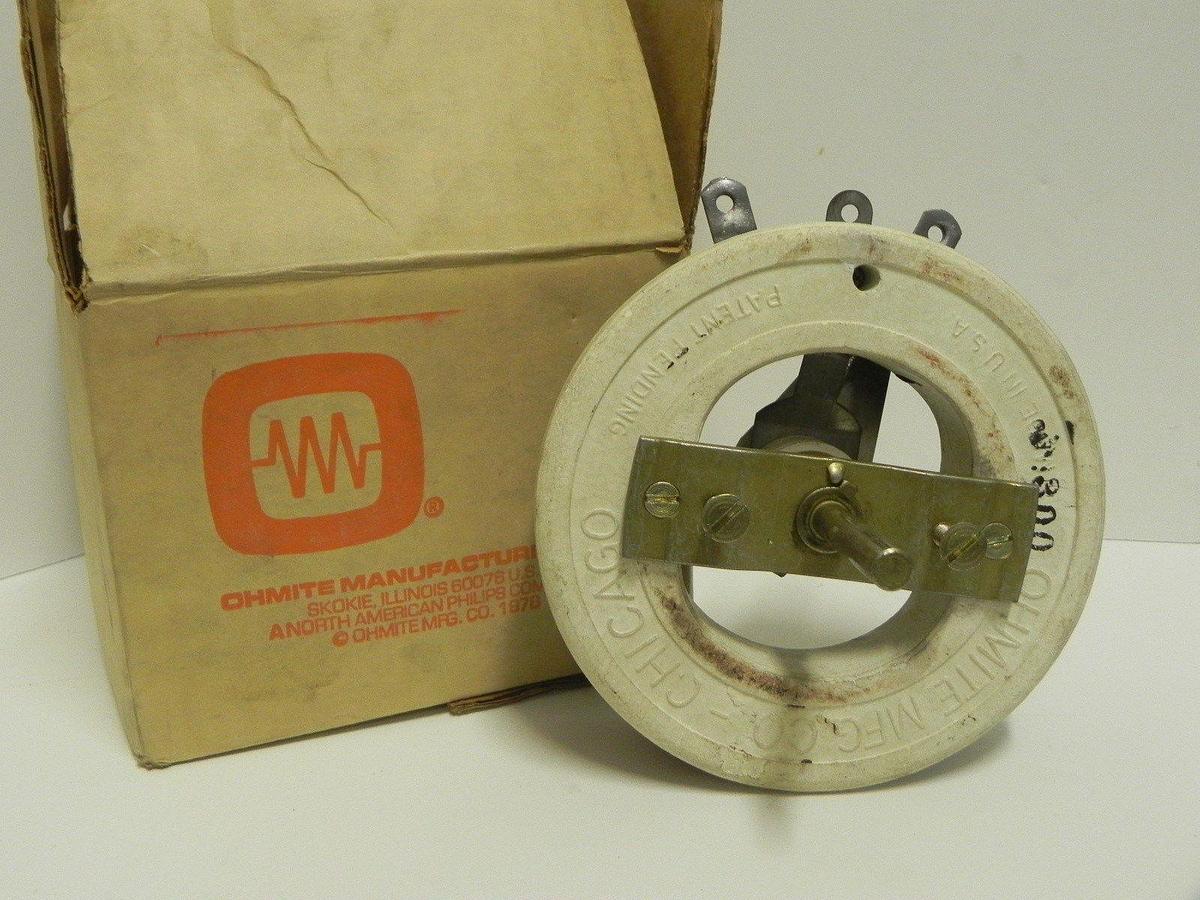 Used OHMITE K-5758834-PT-3 RHEOSTATK5758834PT3