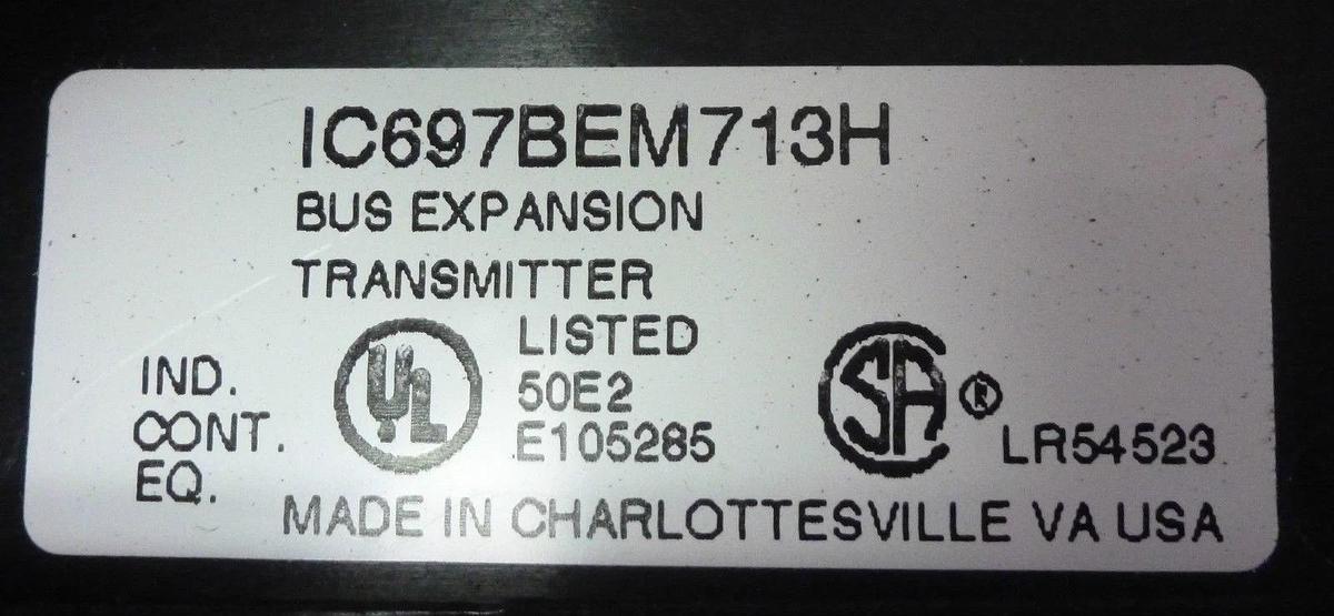 Used GE FANUC IC697BEM713H BUS EXPANSION TRANSMITTER IC697BEM713