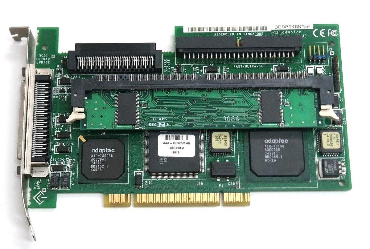 Used NEW ADAPTECH AAA-131U2 SCSI RAID CONTROLLER CARD AAA131U2