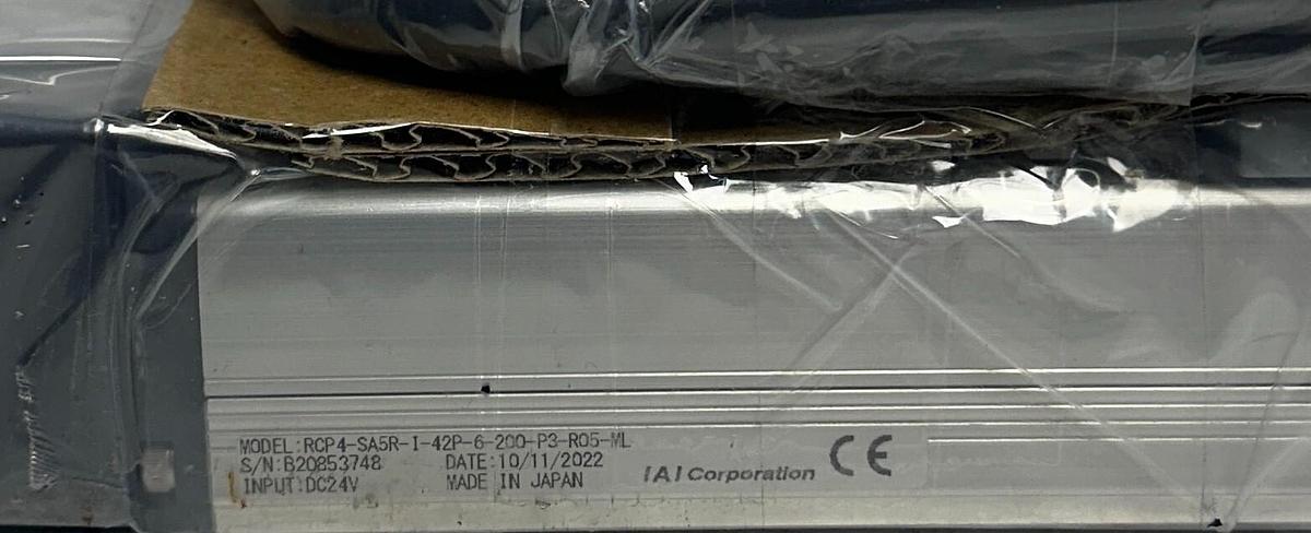 Used IAI RCP4-SA5R-I-42P-6-200-P3-R05-ML ROBO CYLINDER ELECTRIC ACTUATOR 200mm NSMP
