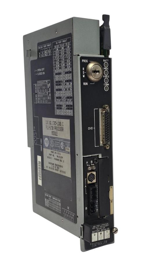 Used ALLEN BRADLEY 1785-L30B SER. C PLC-5/30 PROCESSOR MODULE F/W REV: E