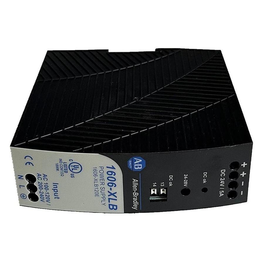 Used ALLEN BRADLEY 1606-XLB120E /A 1606-XLB POWER SUPPLY 110-120/220-240Vac 1-PH 120W