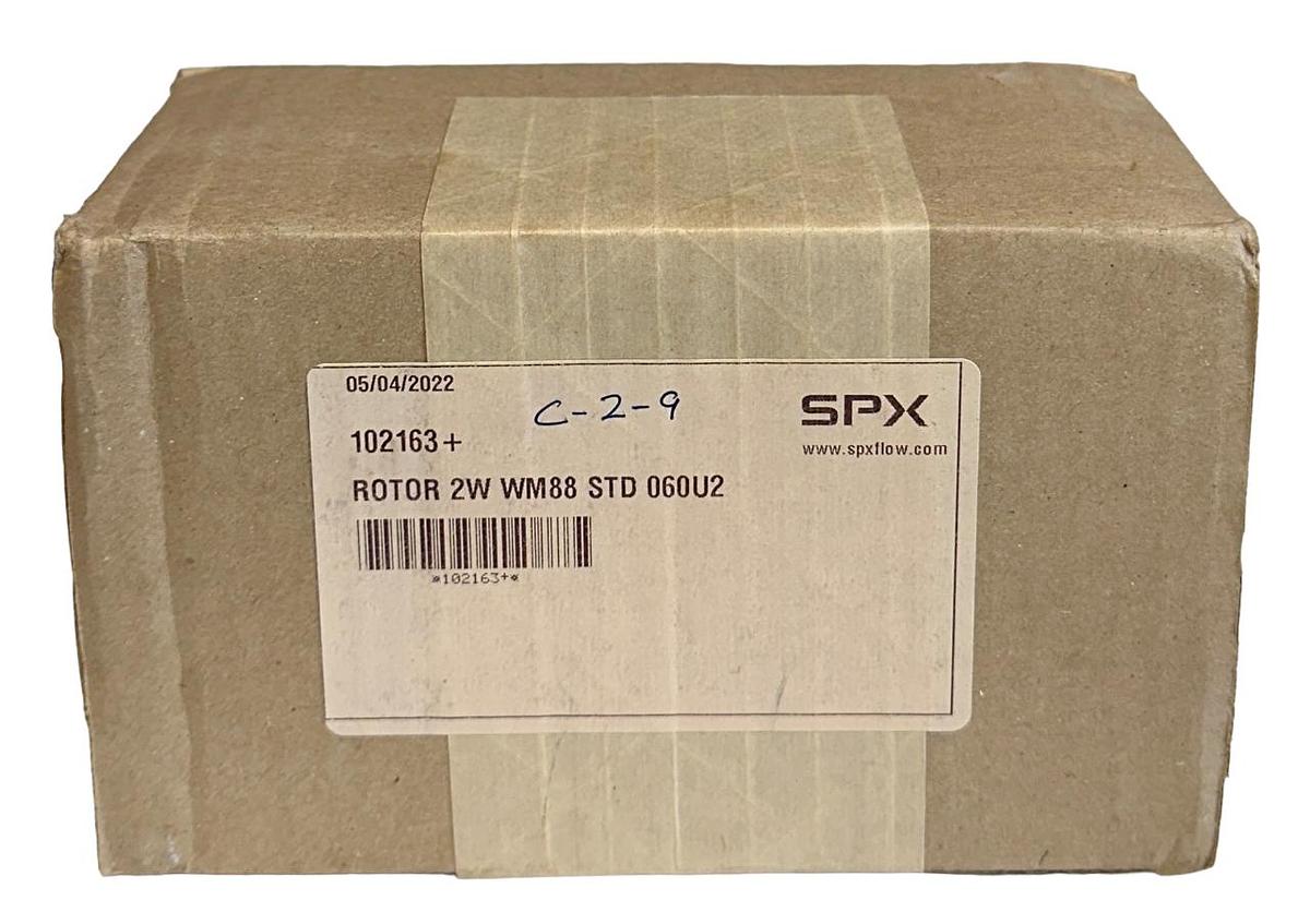 NEW SEALED SPX FLOW 102163+ ALLOY TWIN-BLADE ROTOR 2W WM88 STD 060U2 NSFS