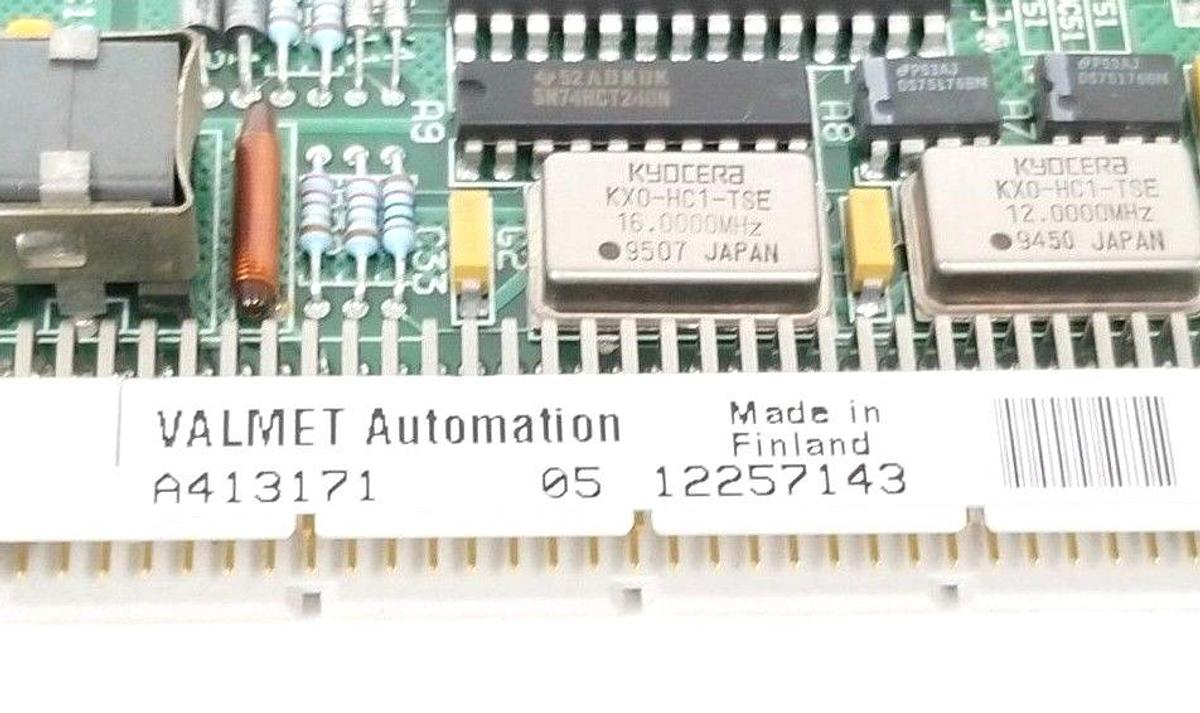 Used VALMET AUTOMATION A413171 05 PIC CONTROL MODULE 420197-1B PIC51 V1.4 8F60