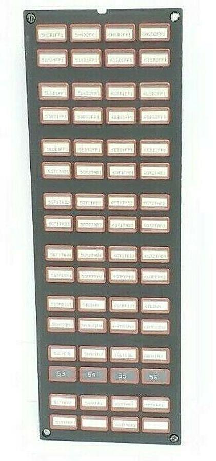 Used ASEA BROWN BOVERI ABB BAILEY CONTROLS 6636448BI ANNUNCIATOR DISPLAY SEL ASSEMBLY