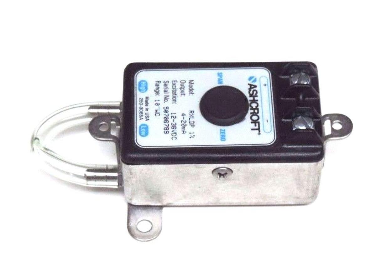 Used NIB ASHCROFT ASH-RX-D-100-B-M-MB4-42-B-10X PRESSURE TRANSMITTER RXLDP, 4/20MA