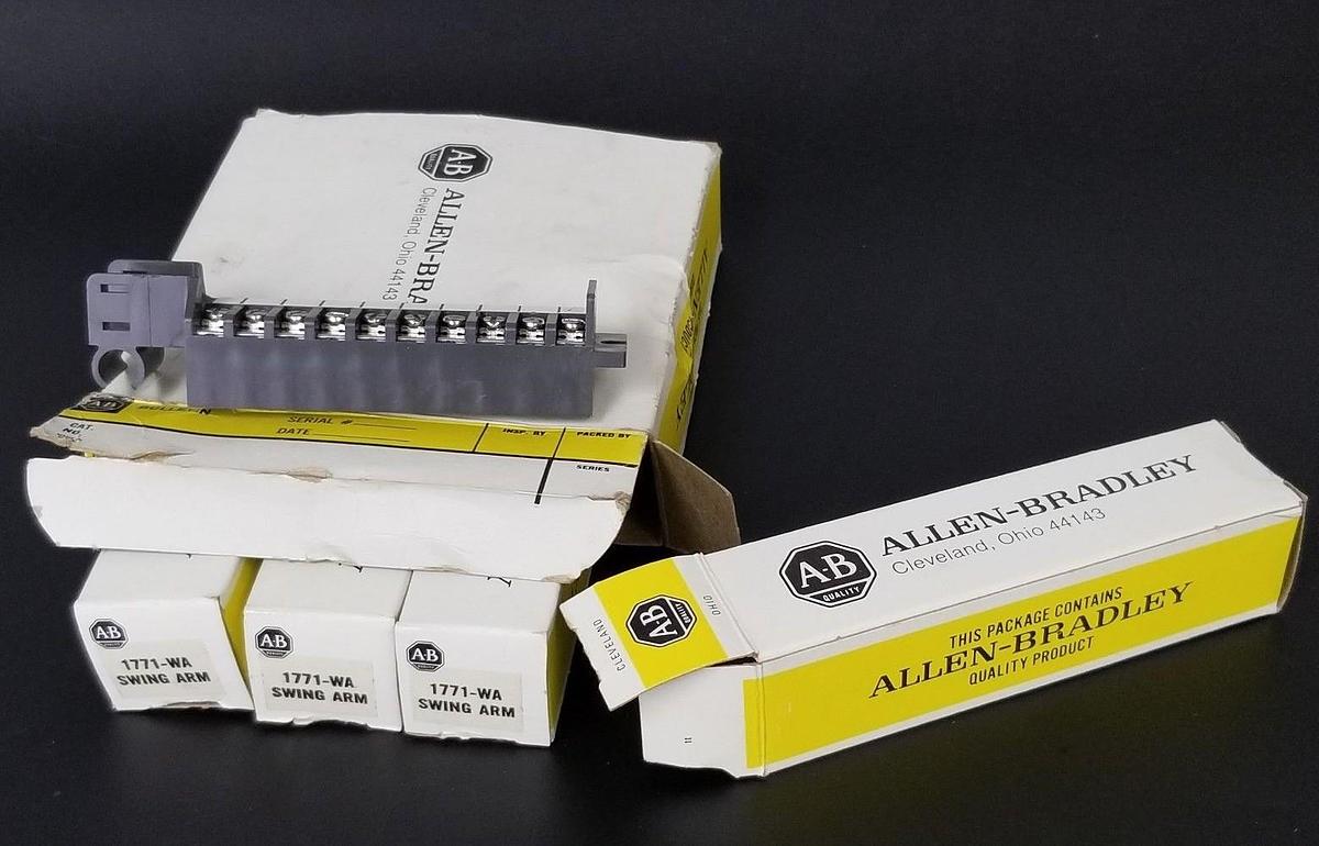 Used LOT OF 4 NEW ALLEN BRADLEY 1771-WA SWING ARMS 1771WA