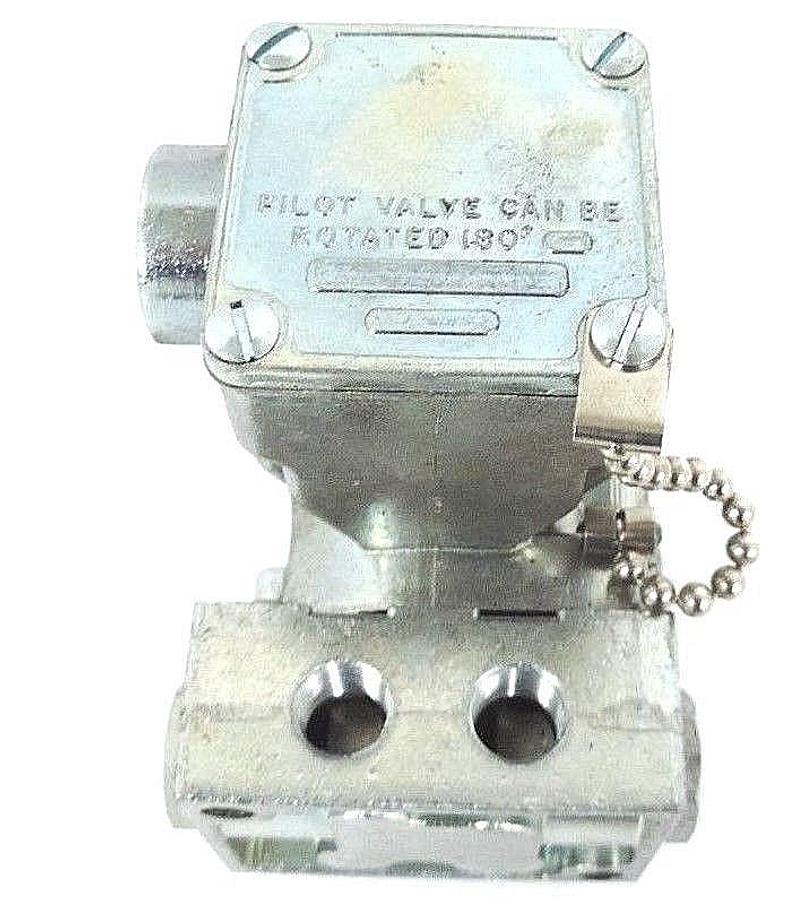 Used PARKER SCHRADER BELLOWS K065403353 SOLENOID VALVE 120/60 - 110/50 W/ MANIFOLD