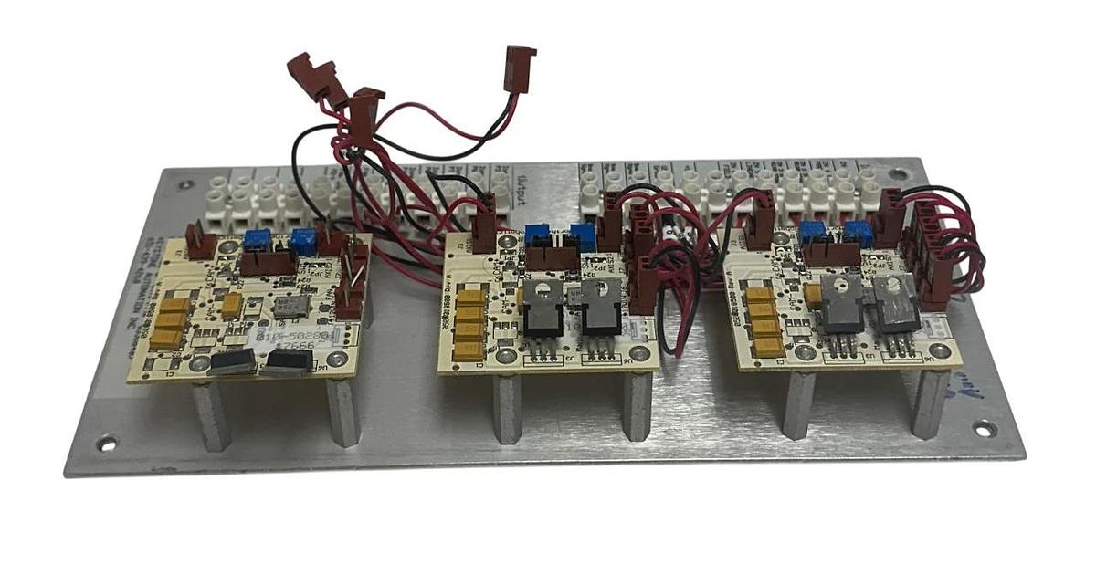 Used KEYSTONE AUTOMATION HTI AIC-6 / 0330848 ANALOG INTENSITY CONTROL ASSY 6-CH USNP