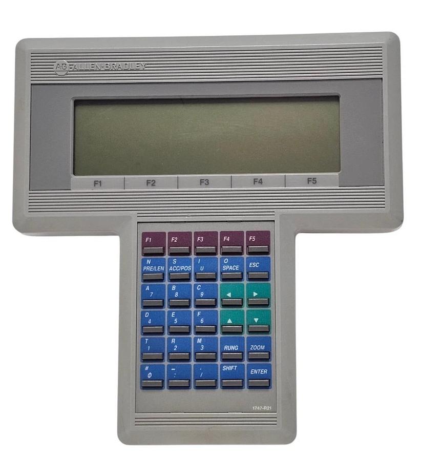 Used ALLEN BRADLEY 1747-PT1 SLC 500 PROGRAMMER 1747PT1 SER. T 24VDC
