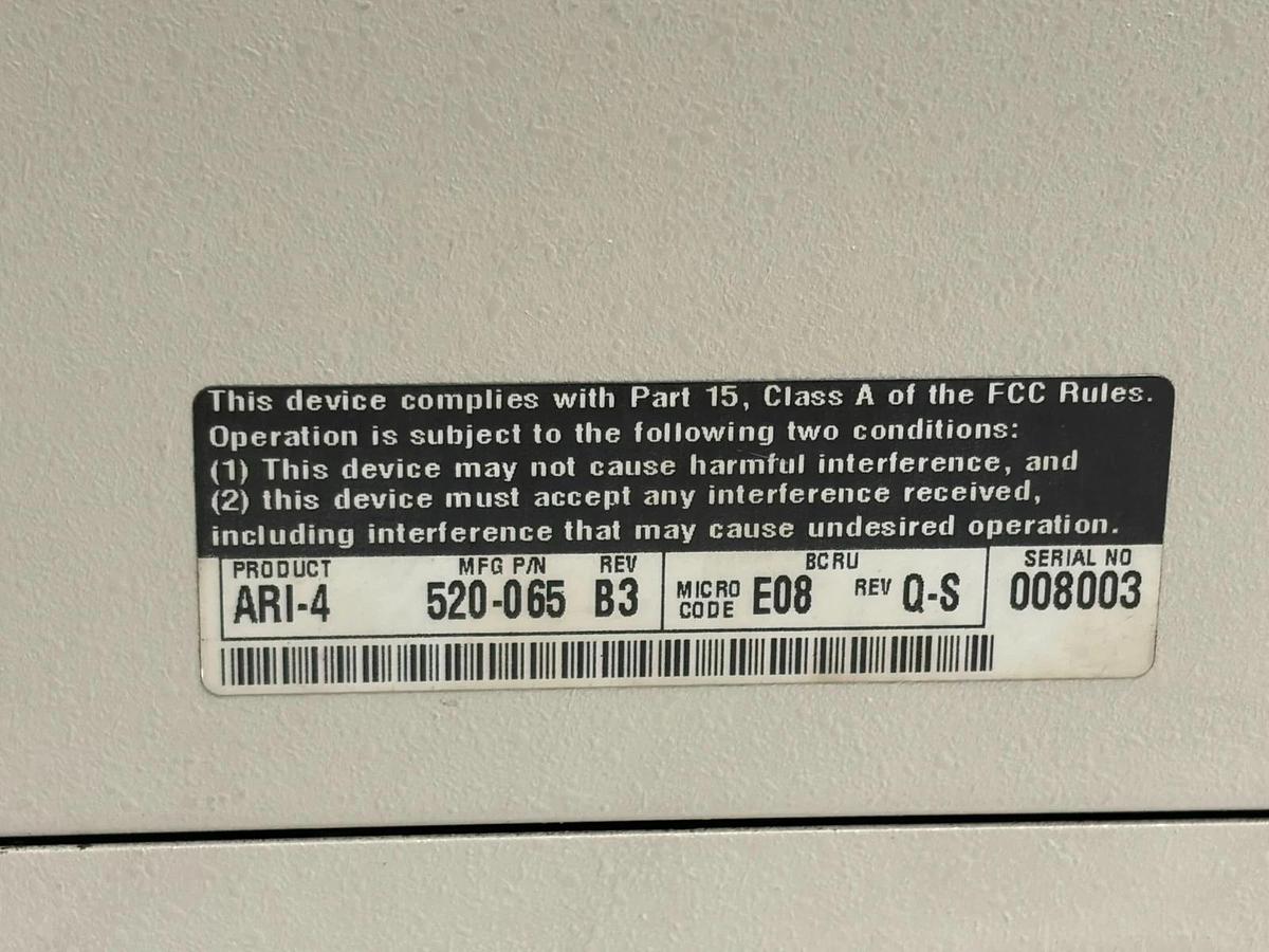 Used Cybex Commander ARI-4 8-Port KVM Switch 520-065 with Mounting Bracket