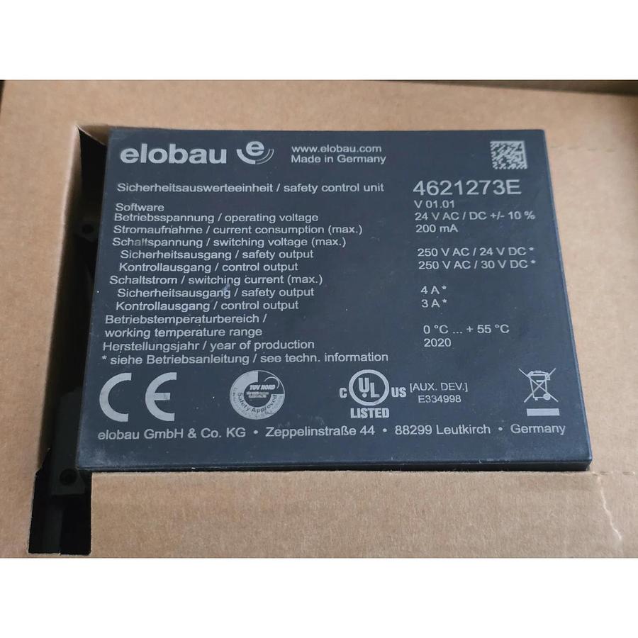 ELOBAU 4621273E SAFETY CONTROL RELAY 24V AC/DC HOLAC 82.0451.7 / 105042998 NSMP