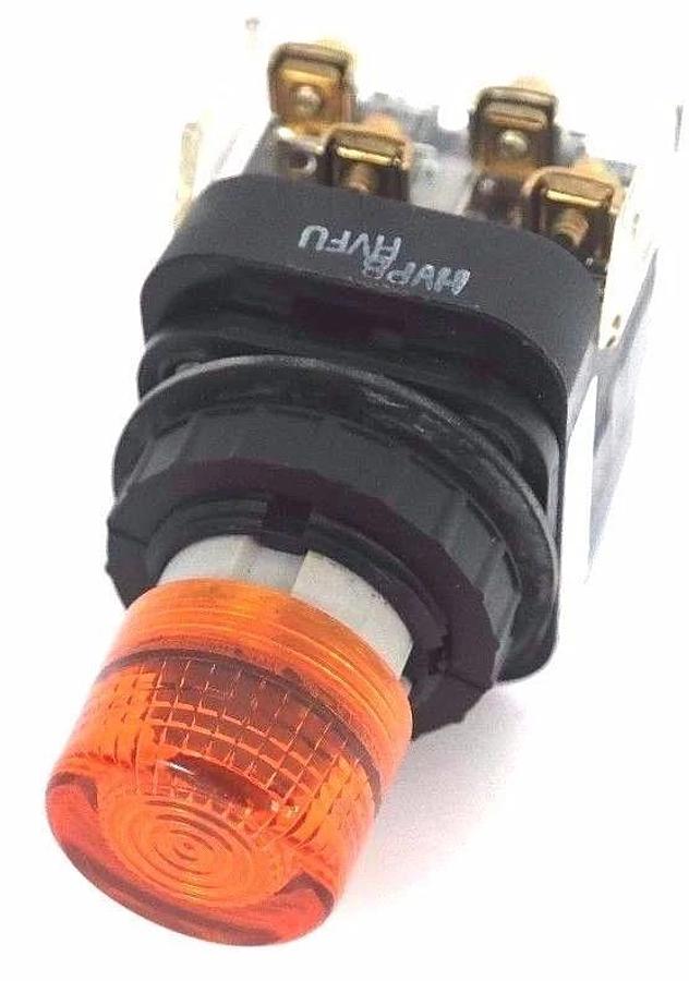 Used ALLEN BRADLEY 800H-PRAH16G PUSHBUTTON 800HPRAH16G SER. F, 800H-PRAH16A