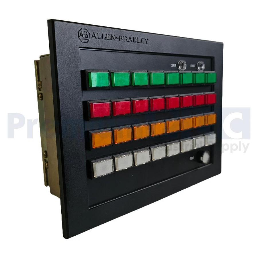 Refurbished ALLEN BRADLEY 2705-P11J1 /B RediPANEL LIGHTED PUSH BUTTON MODULE 120/240VAC REPR