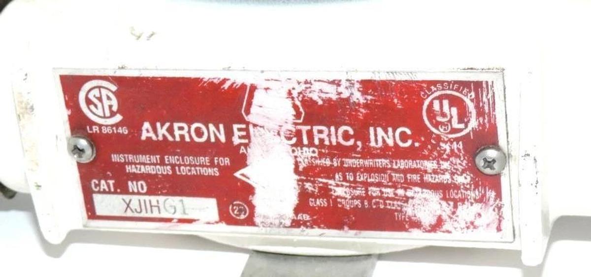 Used AKRON ELECTRIC XJIHG1 GAS TRANSMITTER MSA 812936 RELAY MODULE 812935