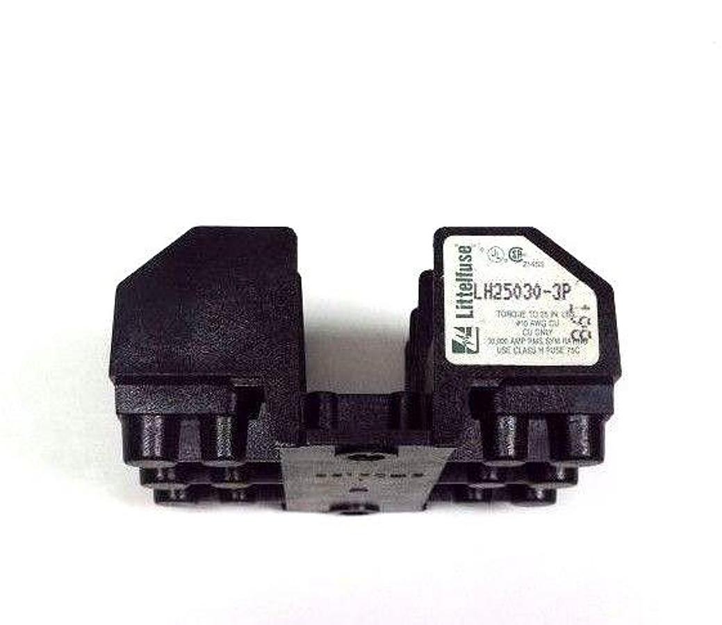 Used LOT OF 11 NEW LITTLEFUSE LH25030-3P UL CLASS H FUSE BLOCKS LH25030