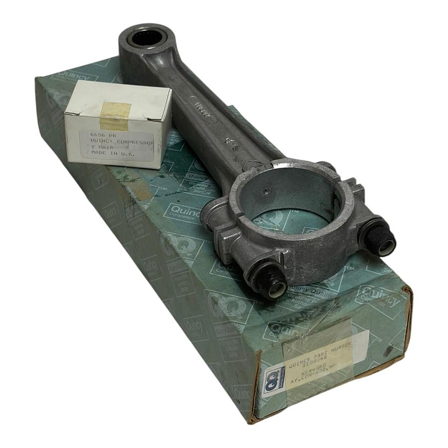 Used Quincy 110804X Connecting Rod Kit 6656 PR Bearings HP Compressor New Surplus