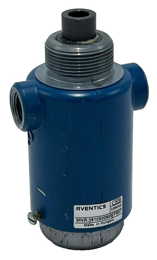 Used BOSCH AVENTICS 3610500600 Pilot Operated Check Valve 1/4" NPT Pneumatic