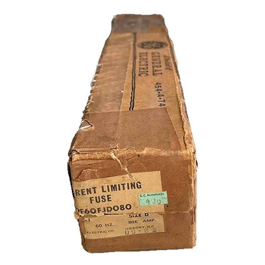 Used NEW GENERAL ELECTRIC 9F60FJD080 SIZE D CURRENT-LIMITING FUSE TYPE EJO 5.5kV
