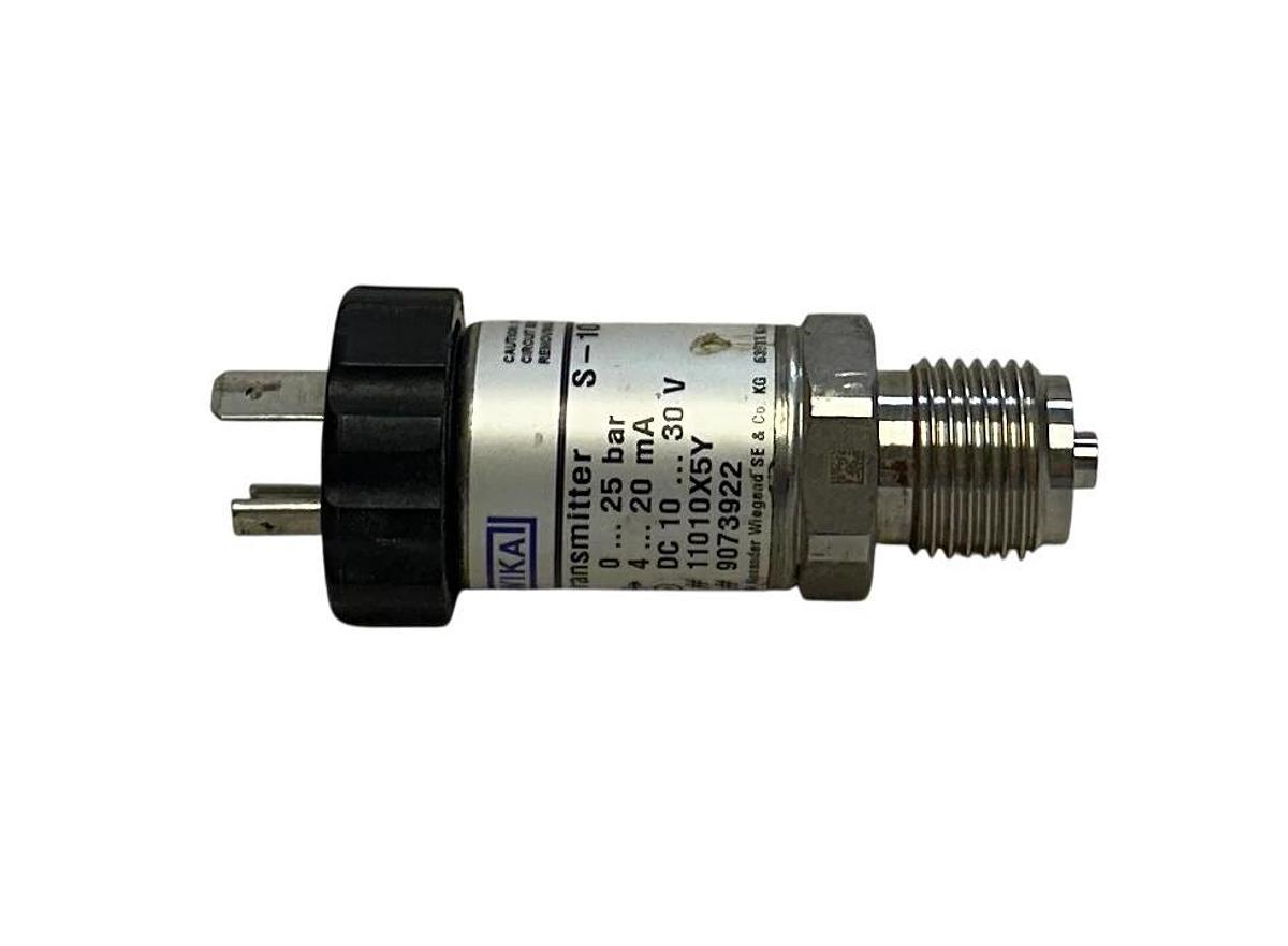 Used WIKA S-10 / 9073922 PRESSURE TRANSMITTER 10-30VDC 0-25BAR 4-20mA OEM USNP